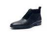 Fashion Men Boots Brogue Echte Leder Schnürung Chelse Booties Schuhe 669