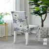 Chaise Couvre Fleurs Colorées Couverture Amovible Extensible Élastique Housses Restaurant Pour Les Mariages Fête Pliant El Couvrant