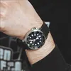 الأصلي الرياضي الغوص السيليكون مضيئة الرجال ساعة BN0150 Eco-Drive Fashion Watch261f