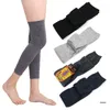 Women Socks 1 Pair Womens Mens Cashmere Wool Knee Warmers Leg Warm Thigh High Legging