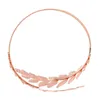 Link Bracelets 1 Pc High Quality Bohemian Women Jewelry Round-Shape Bangle Bridal Decor Arm Chain Upper Bracelet Laurel Leaf