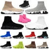 Designer 2023 Socks Shoes Boots Men Women 17FW Paris Platform Platform Sneakers Triple White Black Black Graftii Gook Boot Trainers 36-45