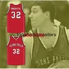 Jimmer Fredette # 32 Glens Falls Indians Blanc Rouge Rétro Maillots de basket-ball Hommes Cousu Personnalisé N'importe quel nom de numéro