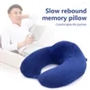 Pillow 360-degree Head Support Travel Neck Memory Foam Soft U Shaped Car Train Plane Rest