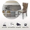 Housses de chaise Heavy Duty Dinning Waterproof Hair Soft Durable PVC Seats Protector Clear Slipcover