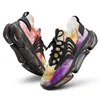 Pas schoenen aan TPU Aangepaste elastische hardloopschoenen Feathers-2561511 Zwart Wit DIY-patroon Voeg uw ontwerp toe