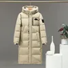 2022 Style Famous Designer Men's long Down Jacket Co-branding Canada North Winter Hooded Coat Jackets Outdoor Men Clothing Windproof S-2XL 2122 WBHC