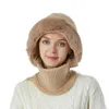 Berets Womens вязаные теплые шляпные шарф модный и универсальный мужской зимняя одежда