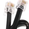 Cable de cámara autoguiada RJ12 6P6C ST-4 para Ioptron Auto Guide IEQ30 Ieq45 Kabel Crystal Head teléfono Jumper Cable plano 0,5-5 m