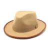 Bérets Automne Hiver Casquette Femme Chapeaux Designer Mode 2022 Feutre Chapeau Melon Pour Hommes Fedoras Chaud Panama Chapelle Plage Gentleman Couvre-chef