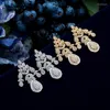 Necklace Earrings Set HADIYANA Vintage Elegant Bridal Wedding Party Ring And Bracelet CNY0117 Conjunto De Joyas