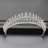 Silver Color Crown and Tiara Hair Accessories For Women Wedding Accessories Crown For Bridal Crystal Rhinestone Tiara Diadema