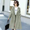 Trench da donna 2022 Giacca a vento primaverile e autunnale Atmospheric Large Women Long British Temperament Coat