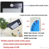 Solar Street Light 110 светодиодный датчик движения Super Bright Security Security Night Play Light с 3 -го режима пульт дистанционного управления