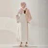 Ubranie etniczne abaya haftowane cekiny z koralikami moda muzułmańskie kobiety długie sukienka meczet Ramadan modlitwa szlachetna luksus