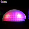 Promotion price large trade show tent inflatable white dome tent air blown igloo canopy marquee for party event