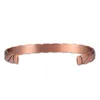 Bangle Nantii 99,95% Pure Copper Armband 8mm Justerbar ￶ppen manschettmagneter Charms l￤kande armband armband f￶r kvinnor 2022