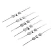 100 pcs 33 mm chroom 304 roestvrijstalen bowtie pins connectoren kristalprisma's van kroonluchter lamponderdelen connectoren accessoires222O9234748