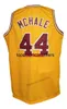 Benutzerdefinierte Kevin Mchale #44 Gophers College-Basketball-Trikot für Herren, genäht, Gelb, Weinrot, beliebiger Name, Nummer, Größe S-4XL, Weste-Trikots