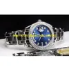 Store361 New Beg Watches New Men's Platinum 39mm Masterpiece Blue Diamond 18946273N