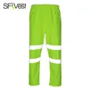 Motorcycle Apparel Mens Road Reflective Water-Resistant Rain Pants Rider's