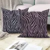 Kudde Leopard Zebra Polyester Cover Midjefodral vardagsrumsstol soffa heminredning 40x40 45x45 50x50 cm