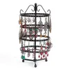 Haken 4-laags roterende sieraden Display Stand Storage Rack Ketting Hoofdband oorbellen Organisator Pendanthouder