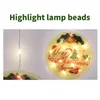 Nachtlichten Kerst Led String Creative Star Painting Hangende lampen kamer schijf koperen draadgordijn raam decoratie