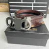 Fashion men designer belt women mens casual letters smooth button printed alligator pattern belt Width 3.8cm wholesale