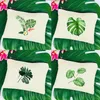 Bolsas de cosméticos estampestres de maquiagem de maquiagem de maquiagem de maquiagem de maquiagem Tropical Plant Women Dispution Hasterétil Organizador de armazenamento Kit de lavagem