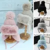 Bérets pompon en fourrure épaississant, cadeau d'hiver, Protection contre le froid, casquette chaude, chapeaux tricotés, chapeau d'oreille