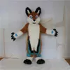 Husky Wolf Dog Mascot Costume Animal Fursuit Mascot Tradycyjny imprezowy strój strój dla dorosłych garnitur Halloween postać