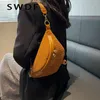 Bolsas de noite SWDF Vintage Brand Design Corduroy Caphe ombro Bolsa Mulheres Bolsa Mulheres e Bolsas 2022 Mensageiro de Moda Bolso Mujer