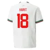 22 23 Marockanska fotbollströjor Hakimi Maillot Marocain Ziyech En-Nesyri Football Shirts Men Kids Kit Harit Saiss Idrissi Boufal Jersey Maroc National Team Shirt 123