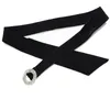 Cinturones 2022 para mujer, sello de haz ancho de 3,5 cm, informal, de terciopelo puro, hebilla de cristal de 3 colores, Bg-1400 de cintura decorativa