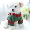 개 의류 아크릴 고양이 스웨터 따뜻한 부드러운 니트 개 고양이 의류 편안한 의상 의상 가을 겨울 애완 동물 제품
