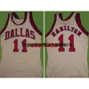 Vintage basaketball jersey Hombres # 11 Joe Hamilton 1971-76 Road RETRO Home Mesh Bordado completo personalizado cualquier nombre número Coll