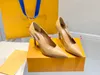 2023 Designer de moda Mulheres sapatos de salto alto sand￡lias Scarpe Firmate Chaussures Womens Designers Sandale com tamanho de caixa 35-40 -K022