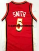 Maillot de basket-ball personnalisé Abdur-Rahim 3 College Shareef Joe 2 Johnson Smith Williams Childress cousu blanc rouge taille S-4XL haut