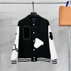 Pelliccia da uomo in pelliccia sintetica moda casual giacche da baseball gialle abbigliamento da uomo designer maniche in pelle bomber cappotti invernali Harajuku moto da uomo