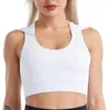 Yoga Outfit Solid Color Woman Hooded Sports Bra Sleeveless U-Neck Crop Top Hoodie Air Sport Vest Female Fitness Clothes For Lady