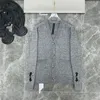 Designer men's autumn and winter cardigan sweaters fashion knitted jacketLuxury leisure comfortable business sweater