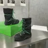 2023 Puddle Bomber Botegas Boots Nylon مقاومة للماء الدانتيل المسطح لأحذية الكاحل المصمم أحذية رياضية تنفس الحذاء المتوسطة تسلق الجبال الحذاء 35-40