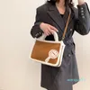 Evening Bags SMOOZA Women Shoulder Bag Trendy Suede Crossbody Fashion Ladies Handbags Brand Designer Handle Totes Fur