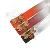 Ceintures en cuir large ceinture pour femmes abeille perle boucle jean noir rouge rose dames concepteur sangle femme ceinture 1426702