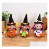 Stuffed Plush Animals Baby Halloween Pumpkin Cartoon Toys Kids Children Small Girl Toy Festival Creative Gift Jmt 001 Drop Delivery Dhwml