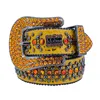 22023 modeontwerper BB Simon Belts For Men Women Glanzende diamantgordel Zwart Wit Multolour met bling steentjes als verjaardagskerstcadeau