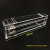 Wholesale Supermarket Cigarette display box acrylic Tobacco divider Automatic propulsion locker drawer drink container holder rack