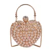 Pink Sugao Women Night Clutch Bag Lindo Pearl Crystal Beading Sacos de festas de casamento de noiva Bolsas de crossbody