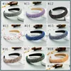 Party Hats Rainbow Flower Crystal Beaded Hairband For Women Head Bezel Hair Hoop Rhinestone Pearl Headbands 26 F￤rger ZWL16 Drop Del otlkg